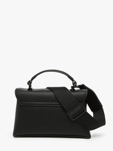 Cross Body Tas David jones Zwart saffiano CM7211H ander zicht 4